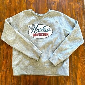 Harley-Davidson grey sweatshirt from HD Museum in Milwaukee